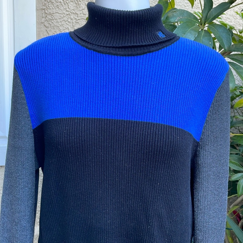 Multicolored Lauren Ralph Lauren knitted cotton sweater